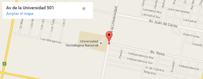 Ver ubicaci&oacute;n de la Facultad en pantalla completa